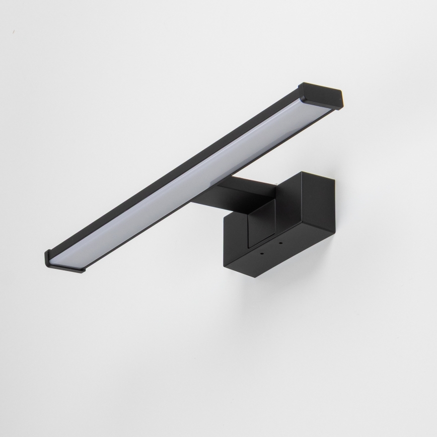Brilagi - LED φωτισμός καθρέφτη μπάνιου 3-σε-1 VESTRA LED/8W/230V 40 cm IP44 μαύρο