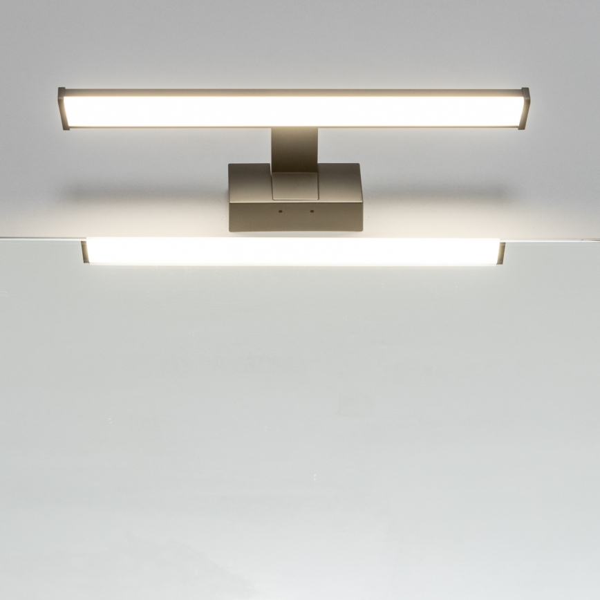 Brilagi - LED φωτισμός καθρέφτη μπάνιου 3-σε-1 VESTRA LED/8W/230V 40 cm IP44 μαύρο
