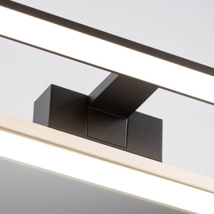 Brilagi - LED φωτισμός καθρέφτη μπάνιου 3-σε-1 VESTRA LED/8W/230V 40 cm IP44 μαύρο