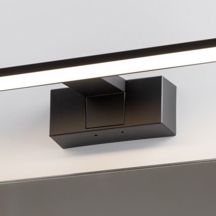 Brilagi - LED φωτισμός καθρέφτη μπάνιου 3-σε-1 VESTRA LED/8W/230V 40 cm IP44 μαύρο