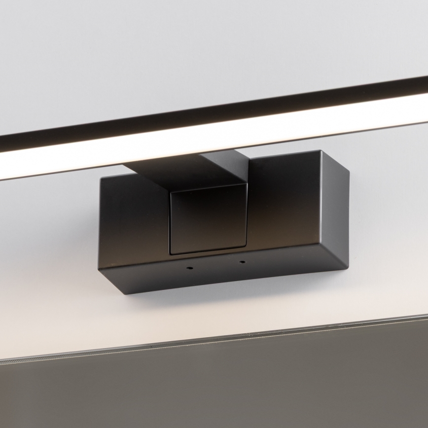 Brilagi - LED φωτισμός καθρέφτη μπάνιου 3-σε-1 VESTRA LED/8W/230V 40 cm IP44 μαύρο