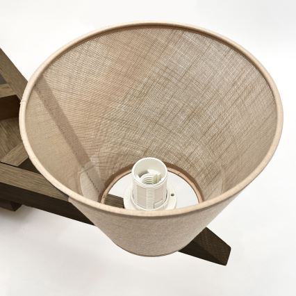 Brilagi - LED Οροφής φωτιστικό ANTHONY 5xE14/40W/230V δρυς καρυδιά