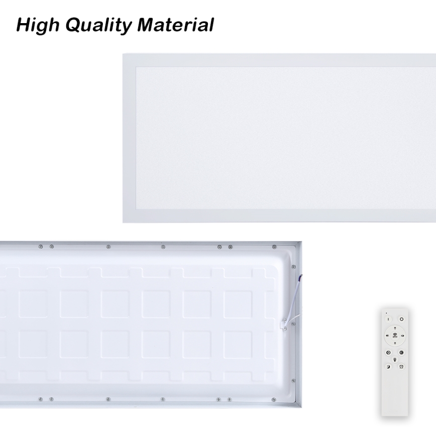 Brilagi - Φωτιστικό οροφής μπάνιου dimming LED FRAME SMART LED/30W/230V 30x60 cm 3000-6000K IP44 λευκό + τηλεχειριστήριο