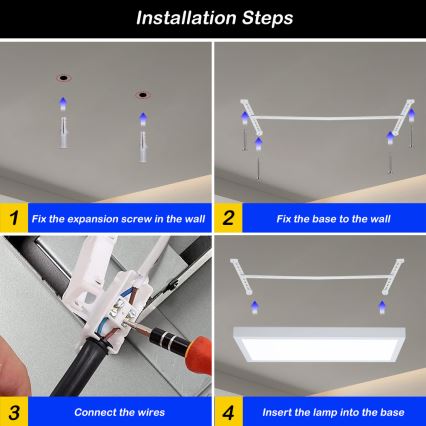 Brilagi - Φωτιστικό οροφής μπάνιου dimming LED FRAME SMART LED/30W/230V 30x60 cm 3000-6000K IP44 λευκό + τηλεχειριστήριο