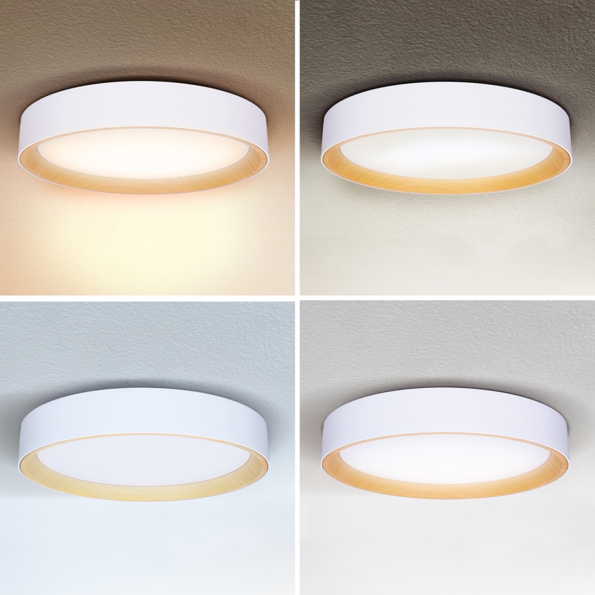 Brilagi - LED Dimmable φωτιστικό οροφής LARIOS LED/60W/230V 3000-6500K ø 49 cm λευκό + τηλεχειριστήριο