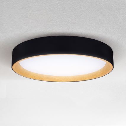 Brilagi - LED Dimmable φωτιστικό οροφής LARIOS LED/60W/230V 3000-6500K ø 49 cm μαύρο + τηλεχειριστήριο