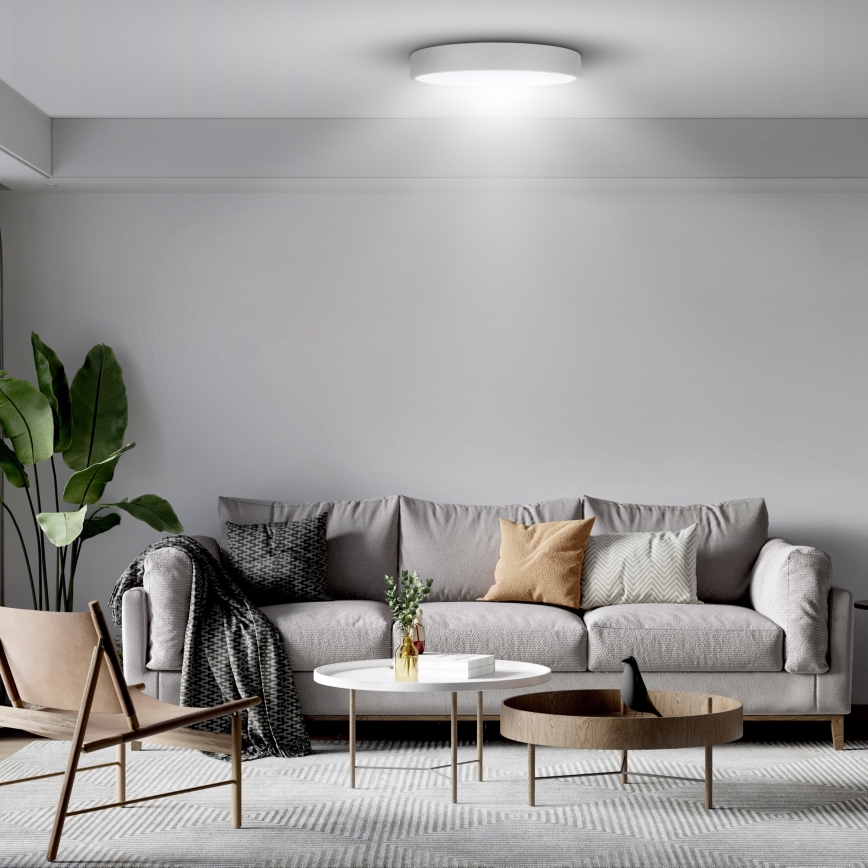 Brilagi - LED Dimmable φωτιστικό οροφής POOL SMART LED/48W/230V 3000-6000K 40 cm + τηλεχειριστήριο λευκό