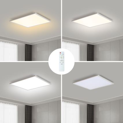Brilagi - LED Dimmable φωτιστικό οροφής SLIMFRAME LED/36W/230V 45x45 cm 3000-6000K λευκό + τηλεχειριστήριο