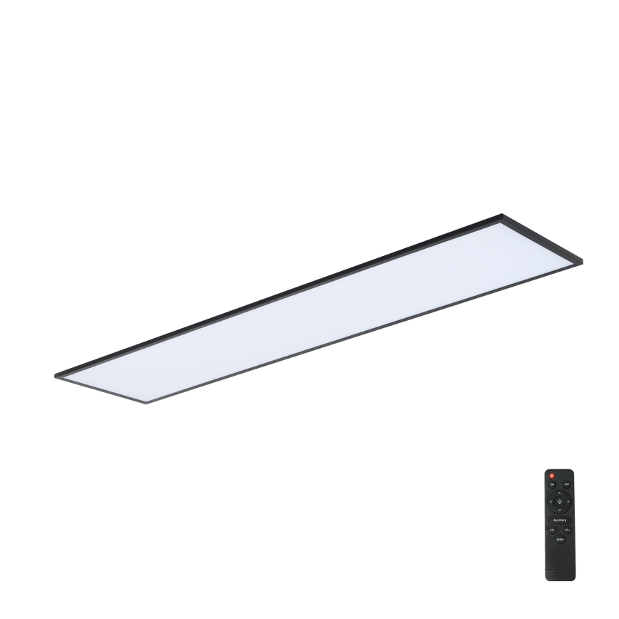Brilagi - LED Dimmable φωτιστικό οροφής SLIMFRAME LED/58W/230V 120x30 cm 3000-6000K μαύρο + τηλεχειριστήριο