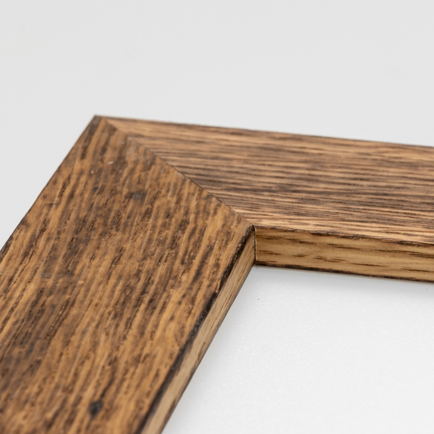 Brilagi - LED Dimmable φωτιστικό οροφής SLIMFRAME WOOD LED/36W/230V 49,5x49,5 cm 3000-6000K καφέ + τηλεχειριστήριο