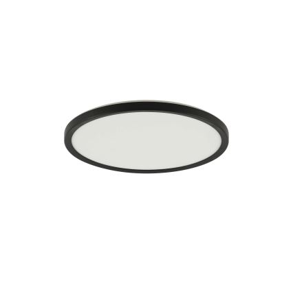 Brilagi - LED Dimmable φωτιστικό οροφής ULTRA SLIM LED/18W/230V 2700-6500K διάμετρος 30 cm μαύρο + τηλεχειριστήριο