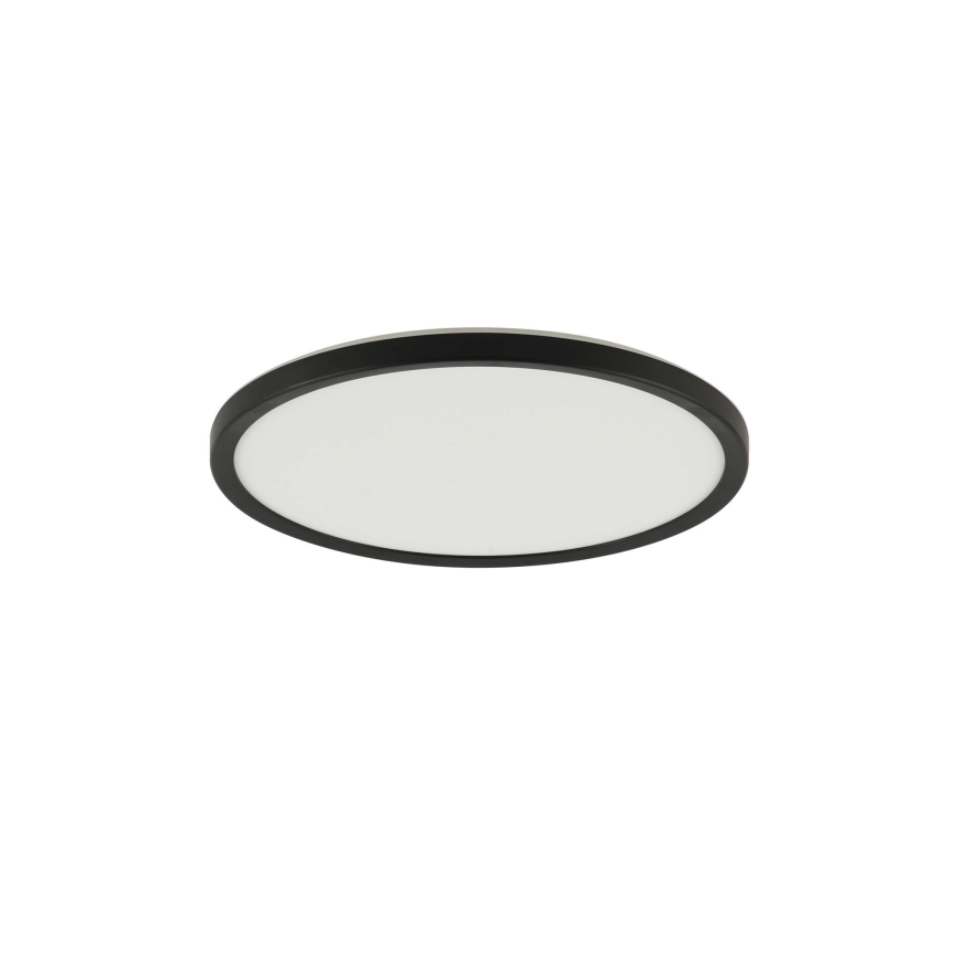 Brilagi - LED Dimmable φωτιστικό οροφής ULTRA SLIM LED/18W/230V 2700-6500K διάμετρος 30 cm μαύρο + τηλεχειριστήριο