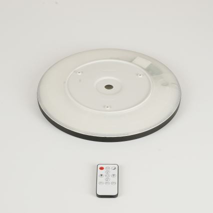 Brilagi - LED Dimmable φωτιστικό οροφής ULTRA SLIM LED/18W/230V 2700-6500K διάμετρος 30 cm μαύρο + τηλεχειριστήριο