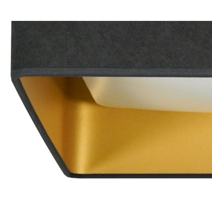 Brilagi - LED Dimmable φωτιστικό οροφής VELVET SQUARE LED/24W/230V 3000/4000/6500K + τηλεχειριστήριο γκρι