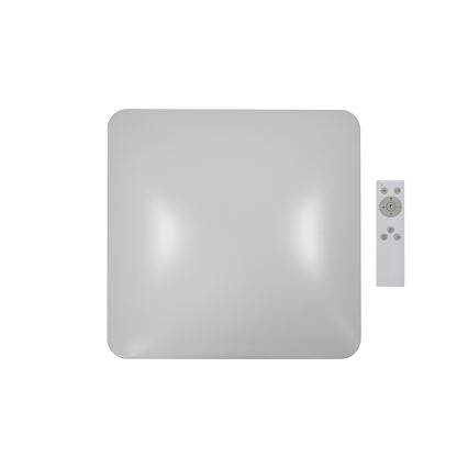 Brilagi - LED Dimmable φωτιστικό οροφής VELVET SQUARE LED/24W/230V 3000/4000/6500K + τηλεχειριστήριο γκρι