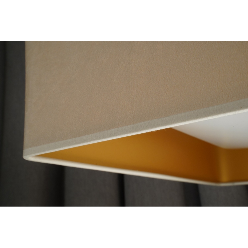 Brilagi - LED Dimmable φωτιστικό οροφής VELVET SQUARE LED/24W/230V 3000/4000/6500K + τηλεχειριστήριο κρεμ