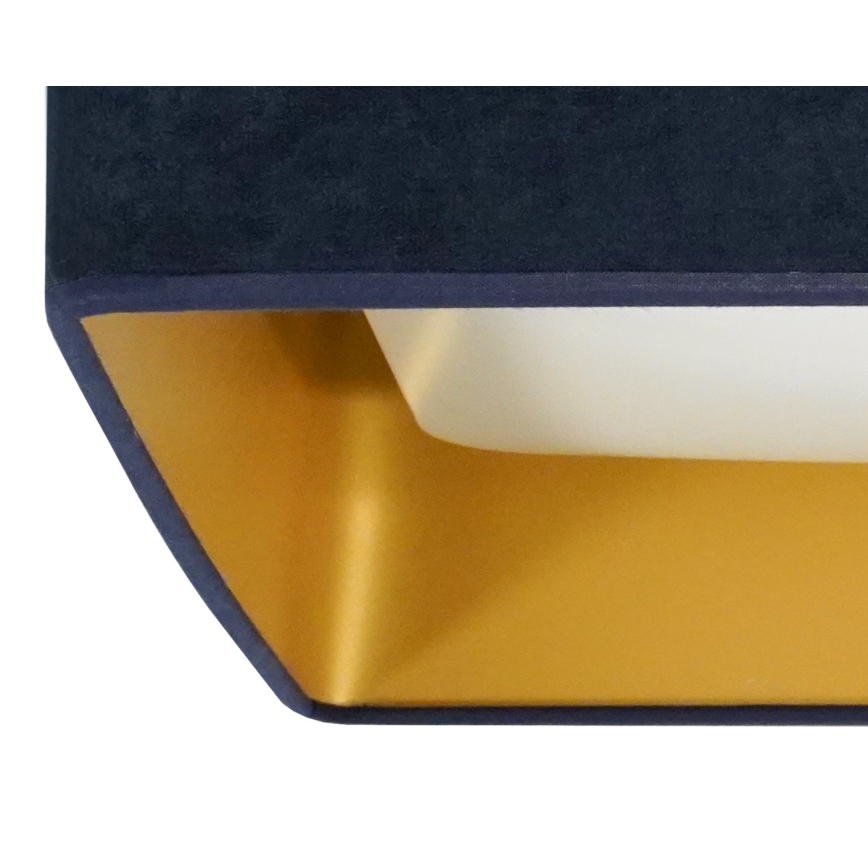Brilagi - LED Dimmable φωτιστικό οροφής VELVET SQUARE LED/24W/230V 3000/4000/6500K + τηλεχειριστήριο σκούρο μπλε