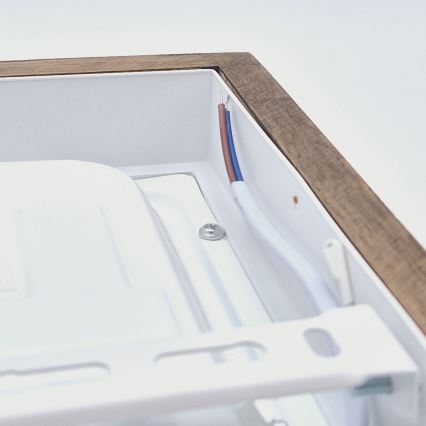 Brilagi - Φωτιστικό οροφής μπάνιου dimming LED WOODY FRAME LED/24W/230V δρυς 30x30 cm 3000-6000K IP44 + τηλεχειριστήριο