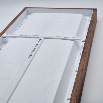 Brilagi - Φωτιστικό οροφής μπάνιου dimming LED WOODY FRAME LED/50W/230V δρυς κερασιά 120x30 cm 3000-6000K IP44 + τηλεχειριστήριο