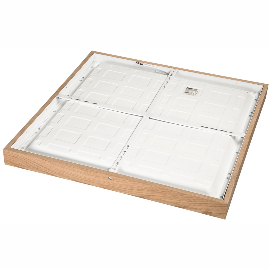 Brilagi - Φωτιστικό οροφής μπάνιου dimming LED WOODY FRAME LED/50W/230V δρυς 60x60 cm 3000-6000K IP44 + τηλεχειριστήριο