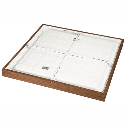 Brilagi - Φωτιστικό οροφής μπάνιου dimming LED WOODY FRAME LED/50W/230V δρυς κερασιά 60x60 cm 3000-6000K IP44 + τηλεχειριστήριο
