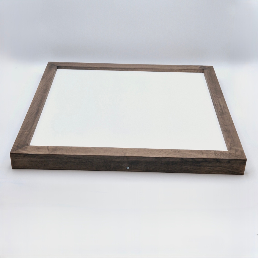 Brilagi - Φωτιστικό οροφής μπάνιου dimming LED WOODY FRAME LED/50W/230V δρυς 60x60 cm 3000-6000K IP44 + τηλεχειριστήριο