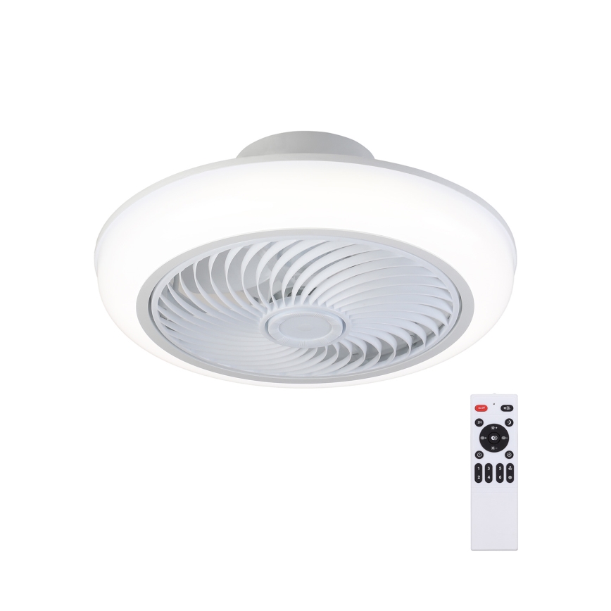 Brilagi - LED Φωτιστικό οροφής dimmable με ανεμιστήρα LED/30W/230V 3000-6500K λευκό + τηλεχειριστήριο