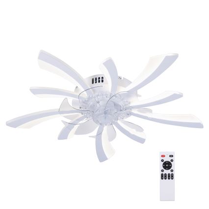 Brilagi - LED Φωτιστικό οροφής dimmable με ανεμιστήρα LED/50W/230V 3000-6500K λευκό + τηλεχειριστήριο