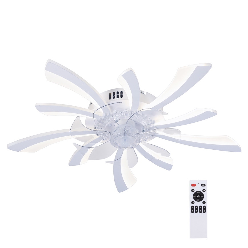 Brilagi - LED Φωτιστικό οροφής dimmable με ανεμιστήρα LED/50W/230V 3000-6500K λευκό + τηλεχειριστήριο