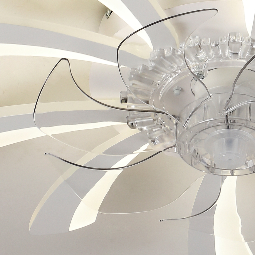 Brilagi - LED Φωτιστικό οροφής dimmable με ανεμιστήρα LED/50W/230V 3000-6500K λευκό + τηλεχειριστήριο
