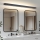 Brilagi - LED φωτιστικό για καθρέφτη μπάνιου AQUA LINE LED/36W/230V 120 cm IP44 μαύρο