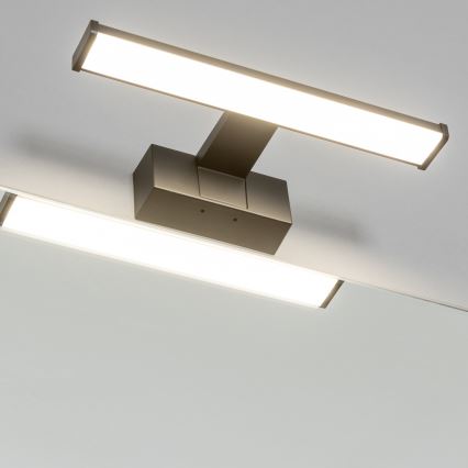 Brilagi - LED φωτισμός καθρέφτη μπάνιου 3-σε-1 VESTRA LED/6W/230V 30 cm IP44 μαύρο