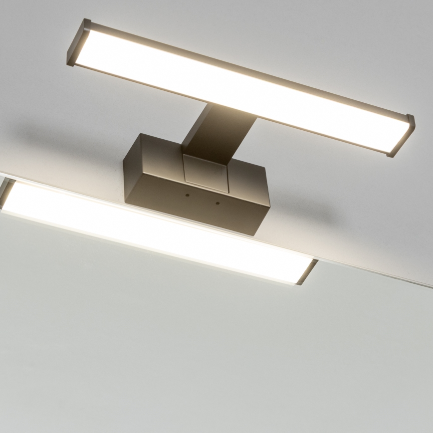 Brilagi - LED φωτισμός καθρέφτη μπάνιου 3-σε-1 VESTRA LED/6W/230V 30 cm IP44 μαύρο