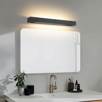 Brilagi - Φωτιστικό καθρέφτη μπάνιου AQUA LINE LED/12W/230V 45 cm IP44 μαύρο CRI 90