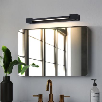 Brilagi - Φωτιστικό καθρέφτη μπάνιου AQUA LINE LED/12W/230V 45 cm IP44 μαύρο CRI 90