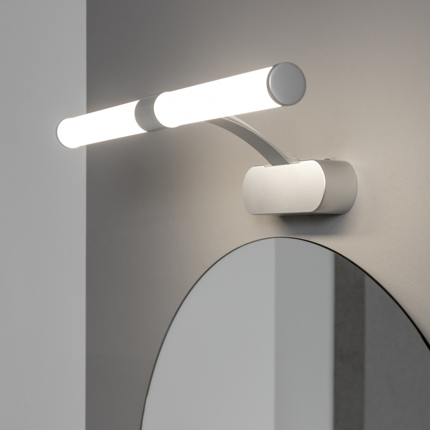 Brilagi - Φωτισμός καθρέφτη για μπάνιο 2 σε 1 TUBEO LED/6W/230V 40 cm IP44 ασημί