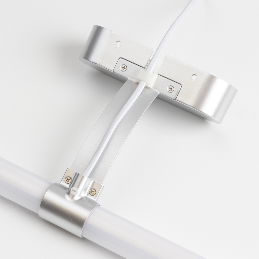 Brilagi - Φωτισμός καθρέφτη για μπάνιο 2 σε 1 TUBEO LED/6W/230V 40 cm IP44 ασημί