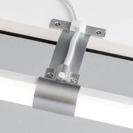 Brilagi - Φωτισμός καθρέφτη για μπάνιο 2 σε 1 TUBEO LED/6W/230V 40 cm IP44 ασημί