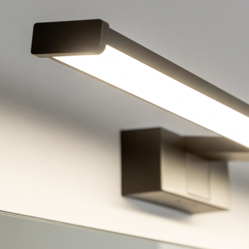 Brilagi - Φωτισμός καθρέφτη μπάνιου LED 3-σε-1 VESTRA LED/12W/230V 60 cm IP44 μαύρος