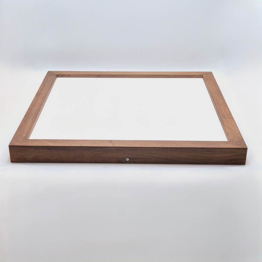 Brilagi - LED Φωτιστικό οροφής μπάνιου WOODY FRAME LED/40W/230V 60x60 cm IP44 κερασιά