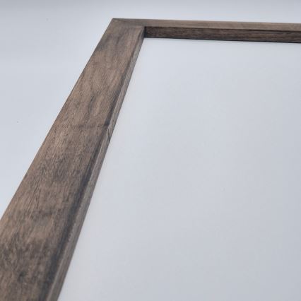 Brilagi - LED οροφή φωτιστικό WOODY FRAME LED/50W/230V 120x30 cm IP44 καρυδιά