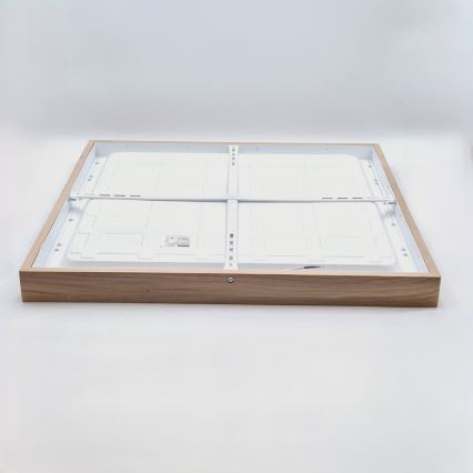 Brilagi - LED Οροφής Φωτιστικό WOODY FRAME LED/50W/230V 60x60 cm IP44 δρυς