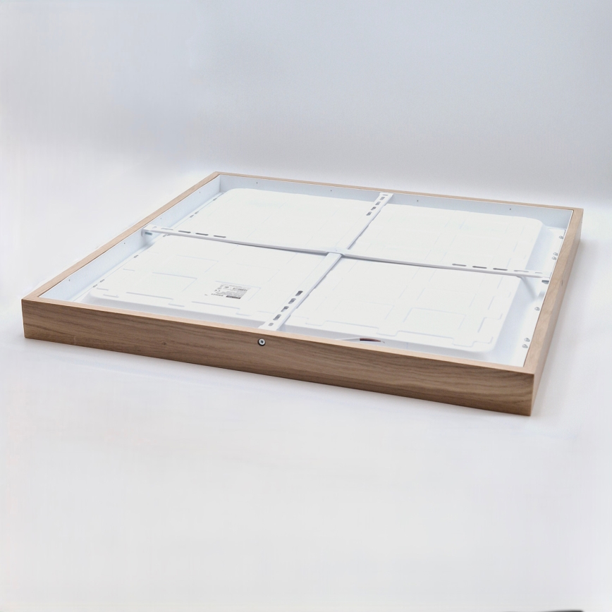 Brilagi - LED Οροφής Φωτιστικό WOODY FRAME LED/50W/230V 60x60 cm IP44 δρυς