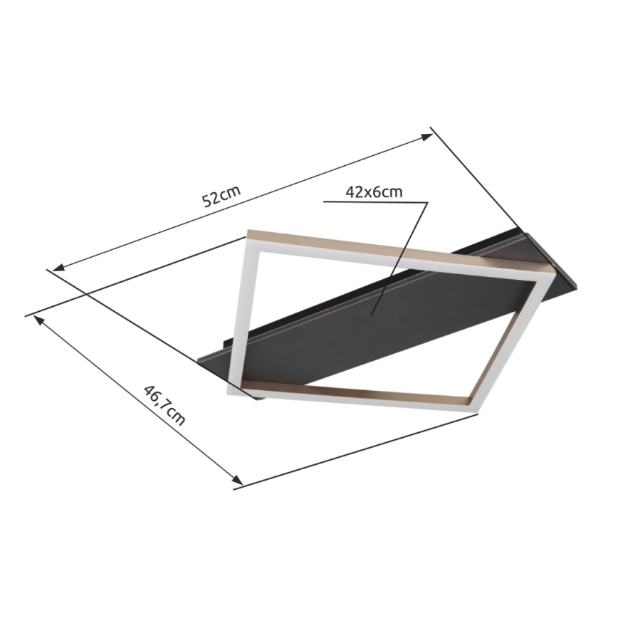 Brilagi - LED Φωτιστικό οροφής AXIS LED/18W/230V