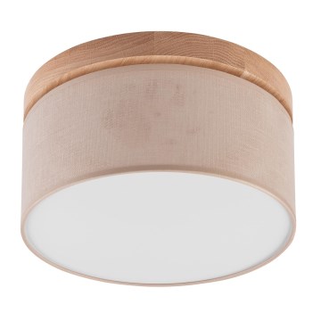 Brilagi - LED Φωτιστικό οροφής BELLADONNA 1xE27/15W/230V μπεζ/δρυς