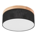 Brilagi - LED Φωτιστικό οροφής BELLADONNA 2xE27/15W/230V μαύρο/πεύκο