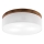 Brilagi - LED Φωτιστικό οροφής BELLADONNA 3xE27/15W/230V διάμετρος 50 cm λευκό/δρυς κερασιά