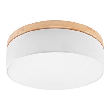 Brilagi - LED Φωτιστικό οροφής BELLADONNA 3xE27/15W/230V λευκό/πεύκο