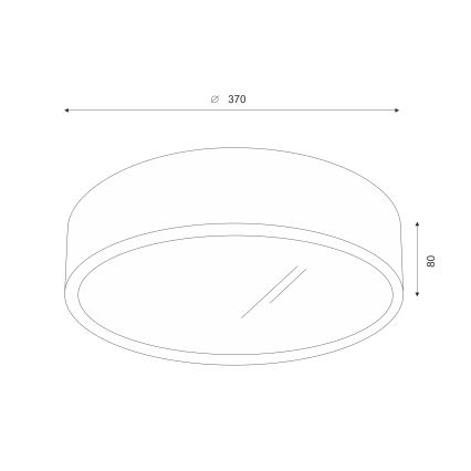Brilagi - LED Φωτιστικό οροφής CARVALHO 2xE27/60W/230V δρυς διάμετρος 37 cm