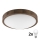 Brilagi - LED Φωτιστικό οροφής CARVALHO SLIM 2xE27/60W/230V δρυς διάμετρος 37 cm